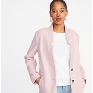 Old Navy Soft Brushed Pink Coat